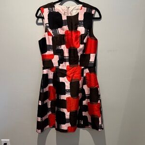 Kate Spade Red and Black Dress sz 10